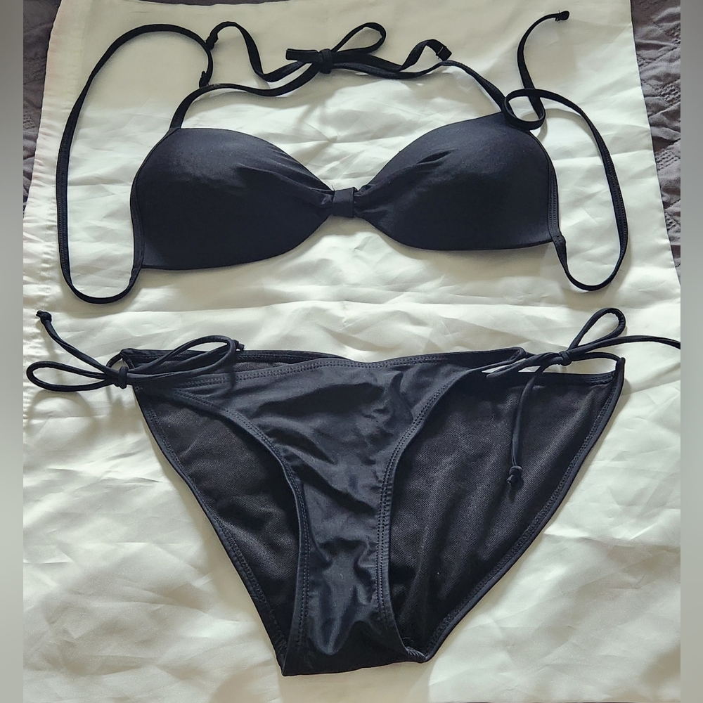Black string bikini L/M
